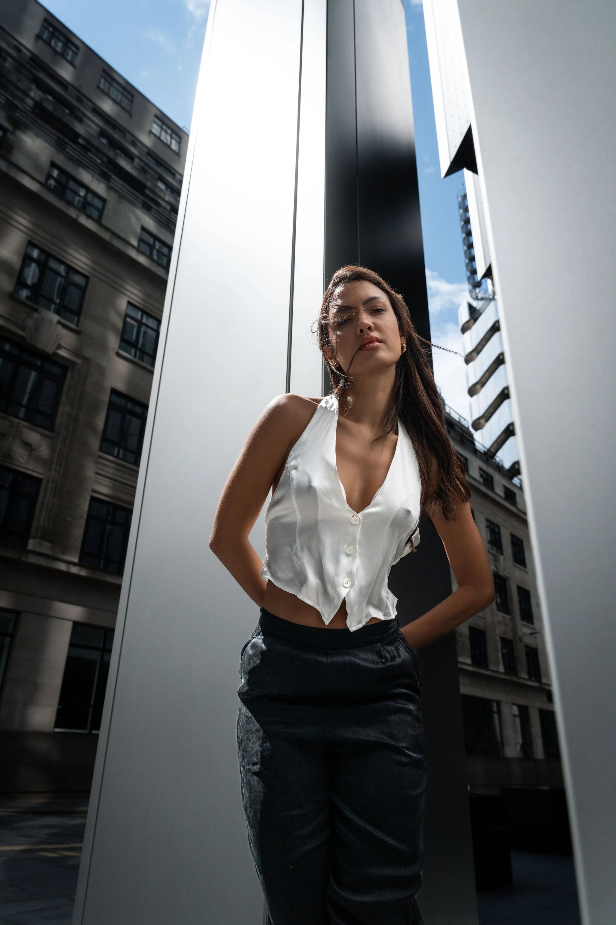Soft Tailoring Halter Waistcoat