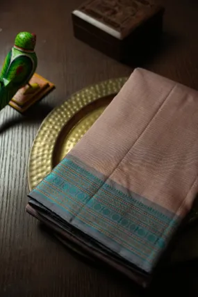 Striped on Light Pink Kanchipuram Silk saree