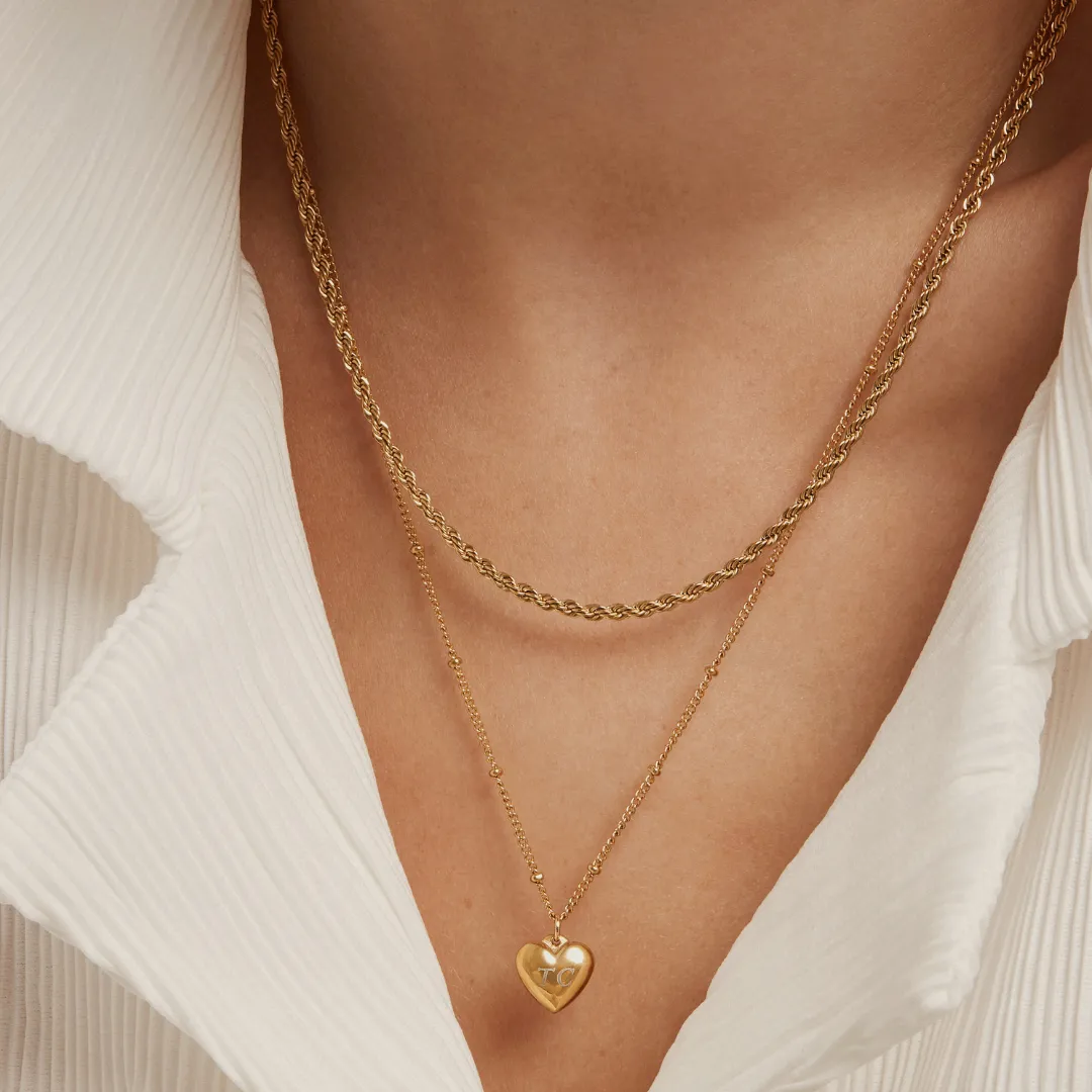 Thin Romance Necklace - Gold