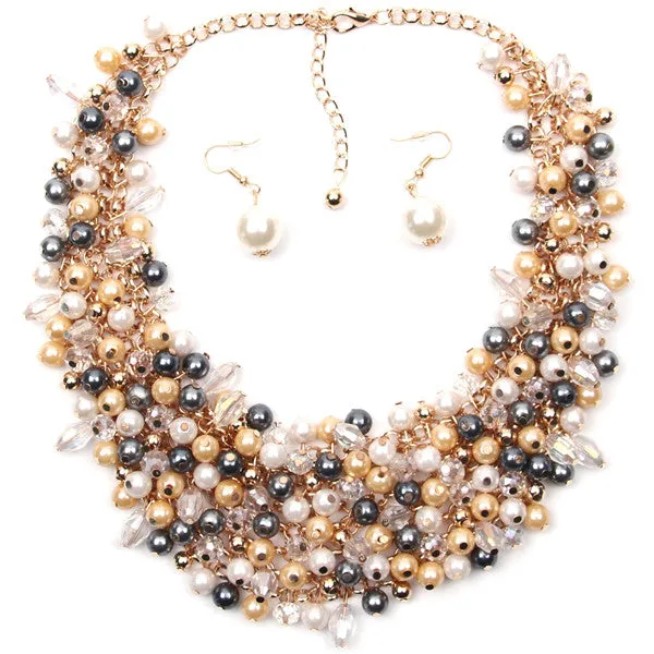 Trendy Palace Beauty simulated pearl Necklace