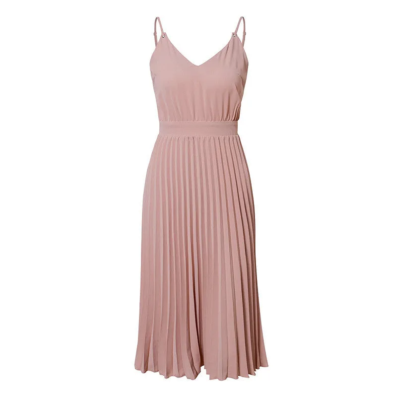 V-neck camisole dress