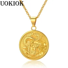 Vintage Jewelry Dragon Golden Trendy