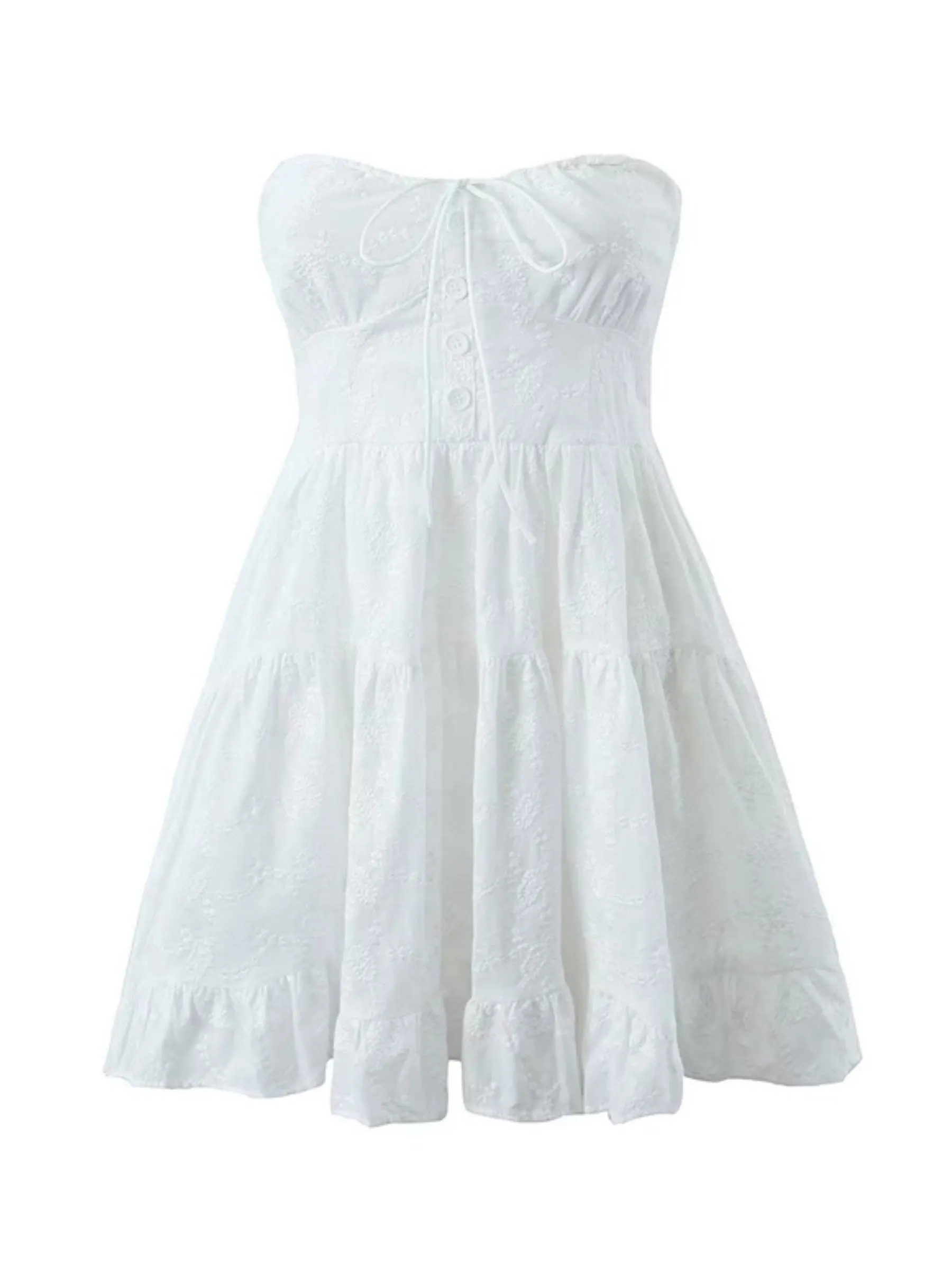Vvsha Harmony Strapless Mini Dress