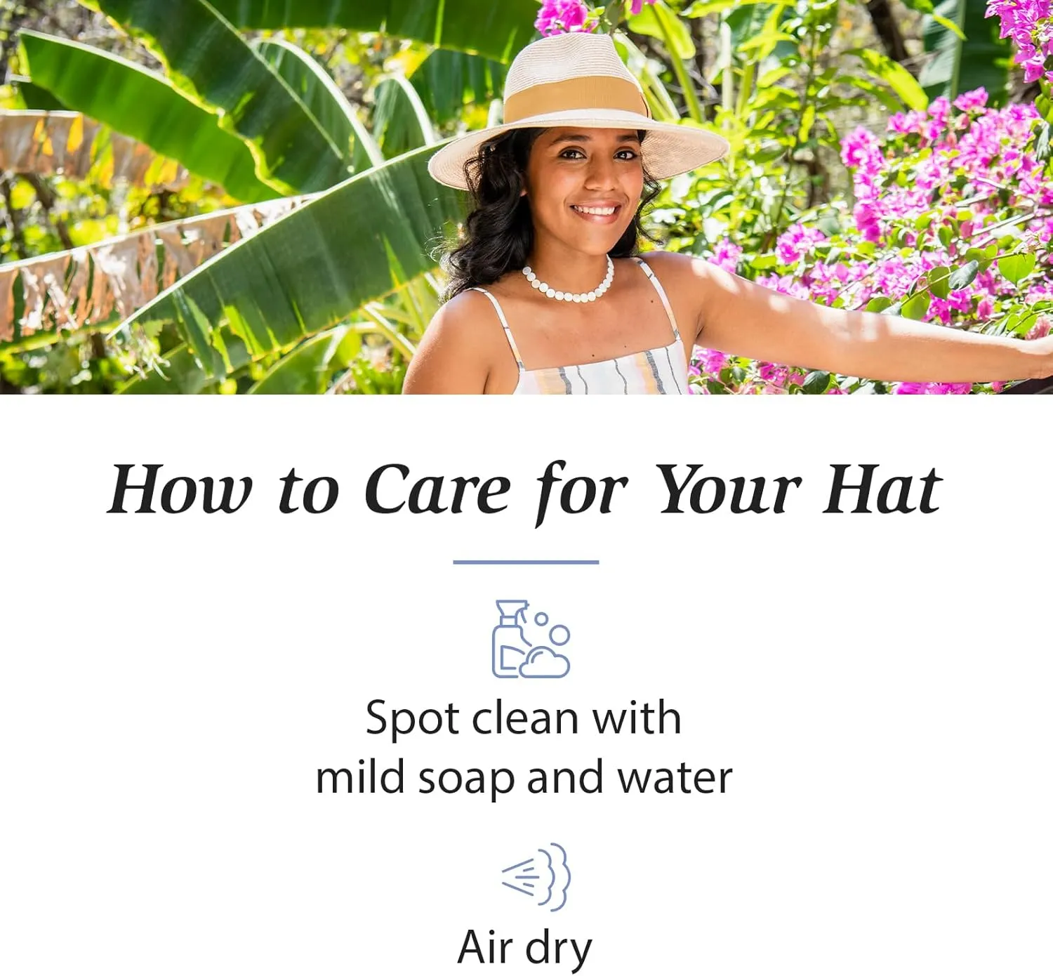 Wallaroo Hat Company Women’s St Lucia Fedora – UPF 50 , Lightweight, Wide Brim, Adjustable, Travel Friendly, Packable