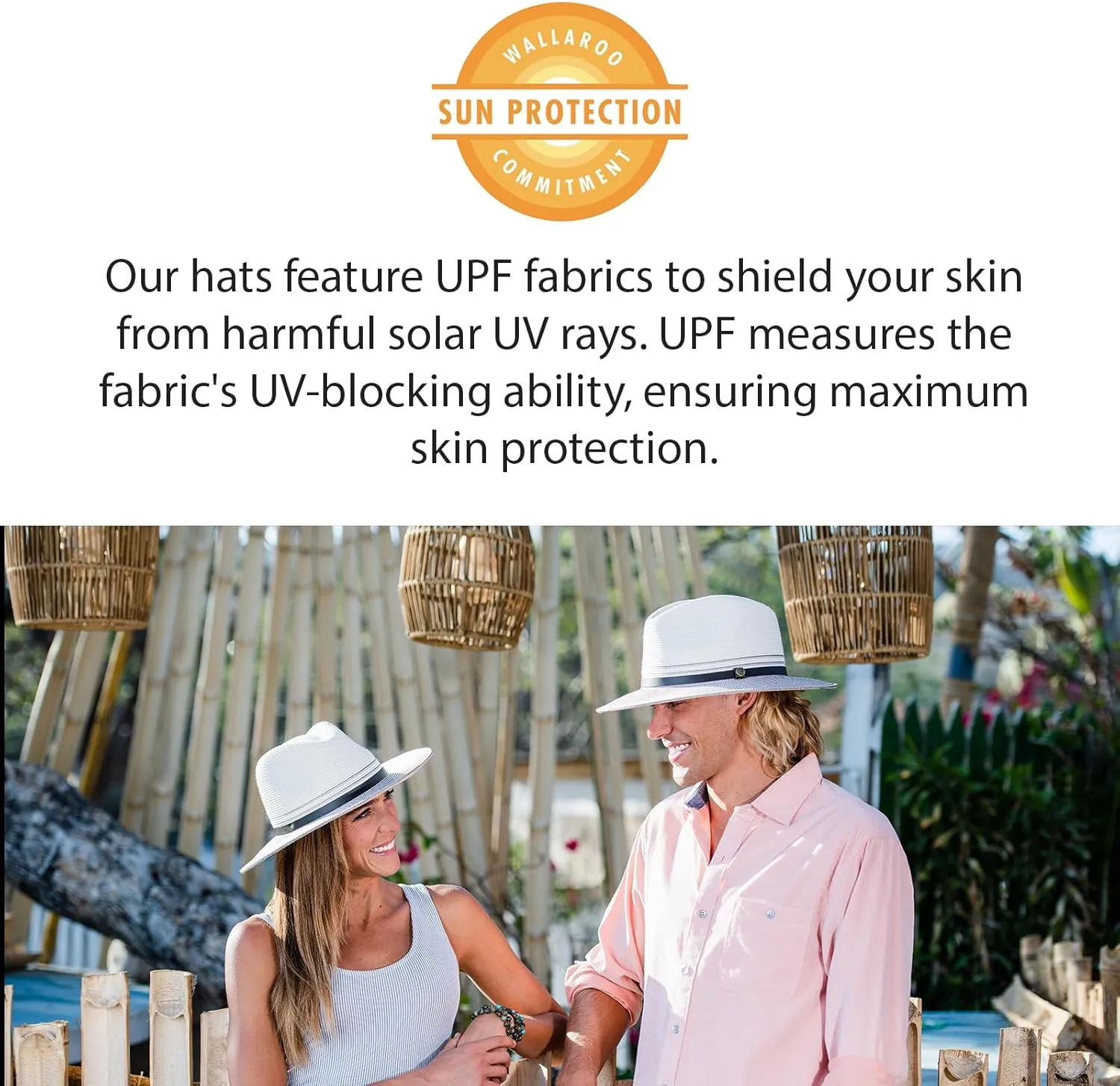 Wallaroo Hat Company Women’s St Lucia Fedora – UPF 50 , Lightweight, Wide Brim, Adjustable, Travel Friendly, Packable