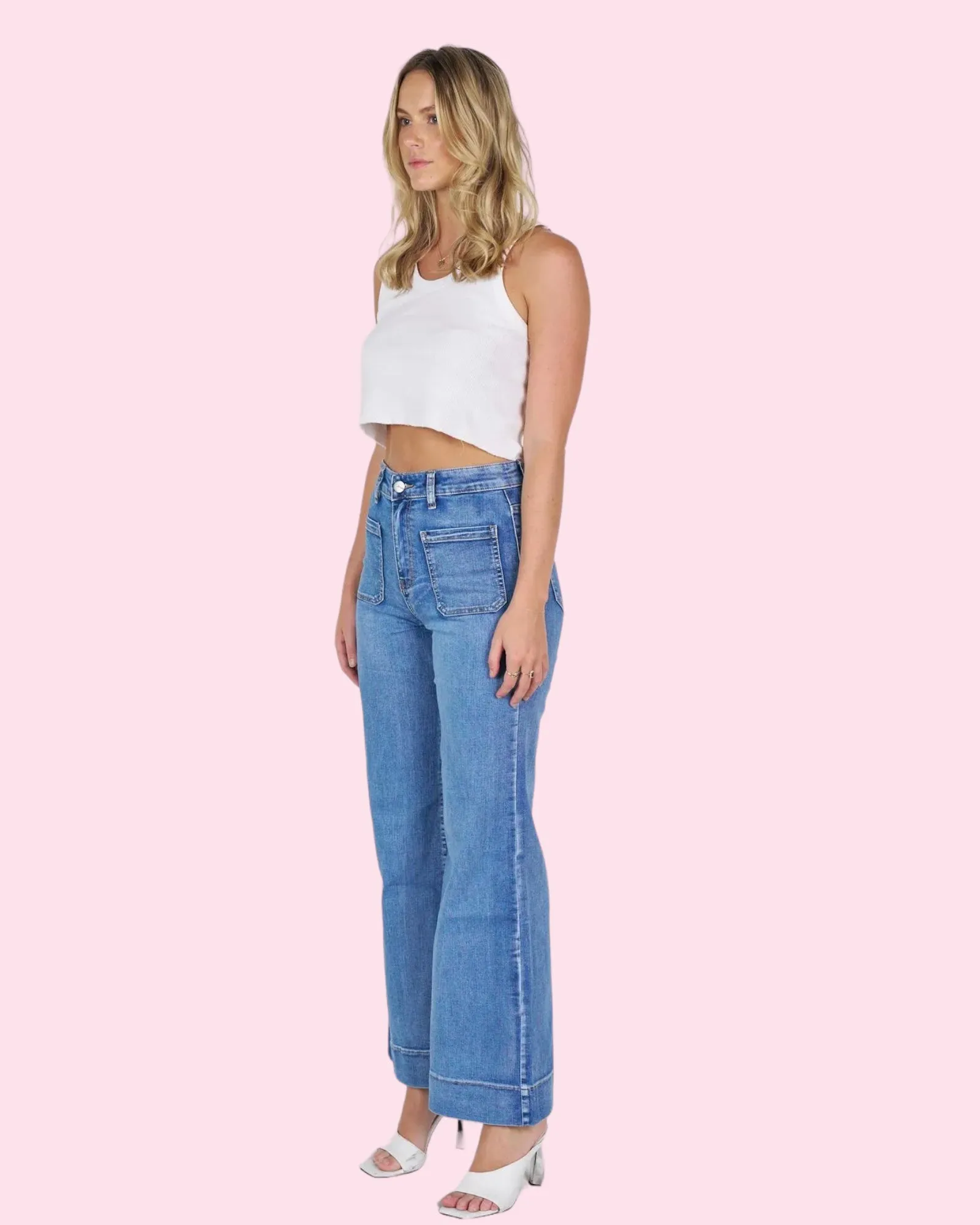 Wendy Jeans - Light Blue