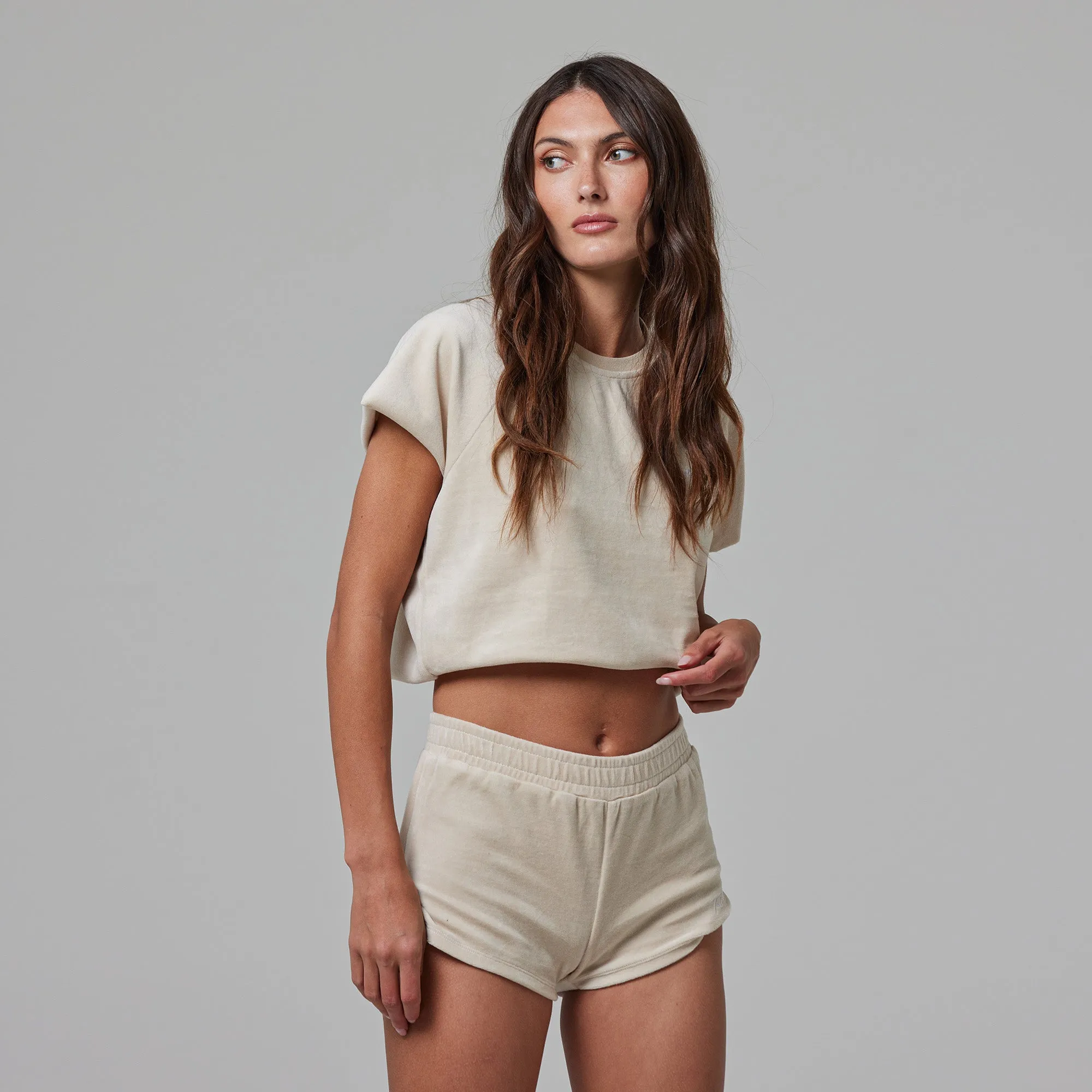 WOMENS TERRY CLOTH RAGLAN TEE