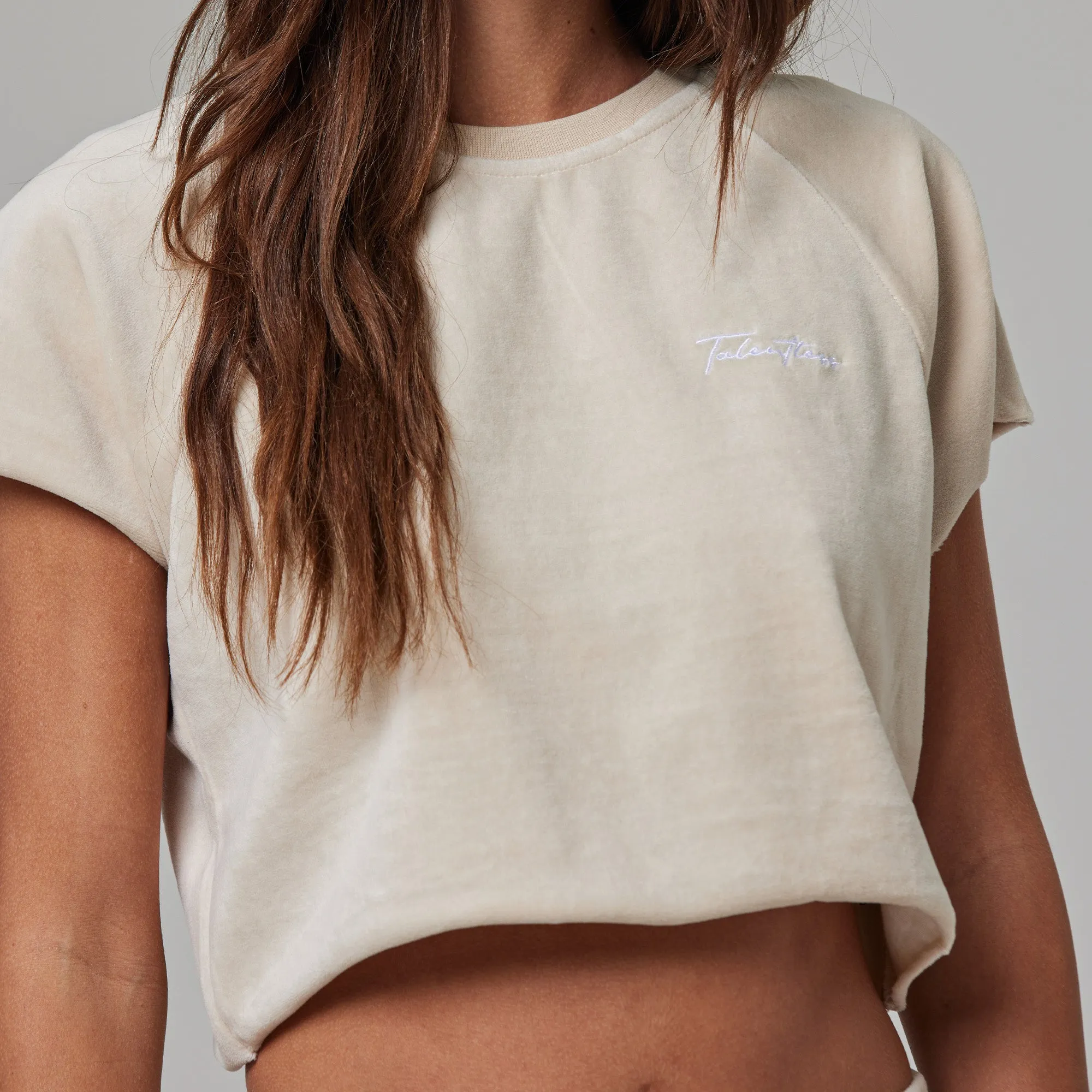 WOMENS TERRY CLOTH RAGLAN TEE