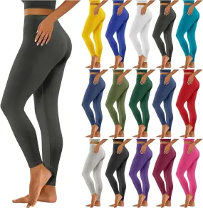 Women's Yoga Pants 2025 Summer Slim Fit Soft Comfy High Elastic Waist Tapered Trousers Gym Fitness Workout Sweatpants