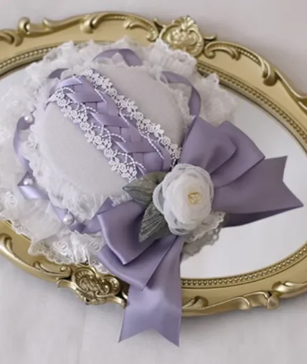 Xiaogui~Elegant Lolita Headdress Bow KC Cuffs Hairpins