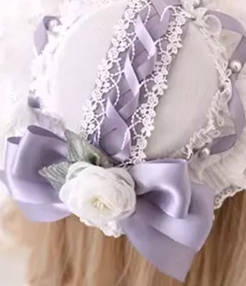 Xiaogui~Elegant Lolita Headdress Bow KC Cuffs Hairpins
